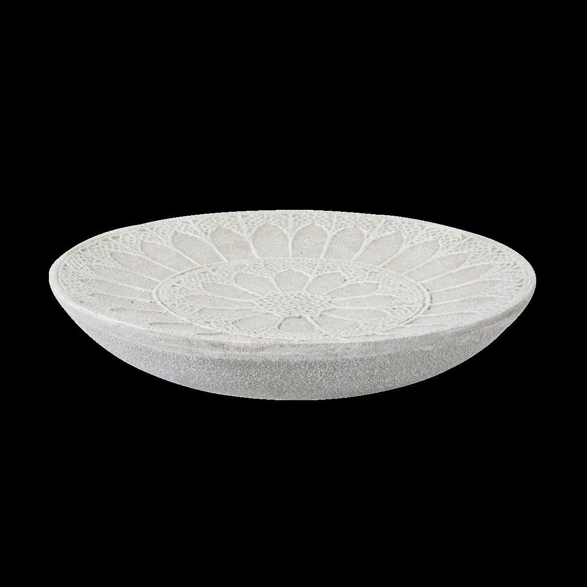 

Palace deco plate white 35x6x35 cm