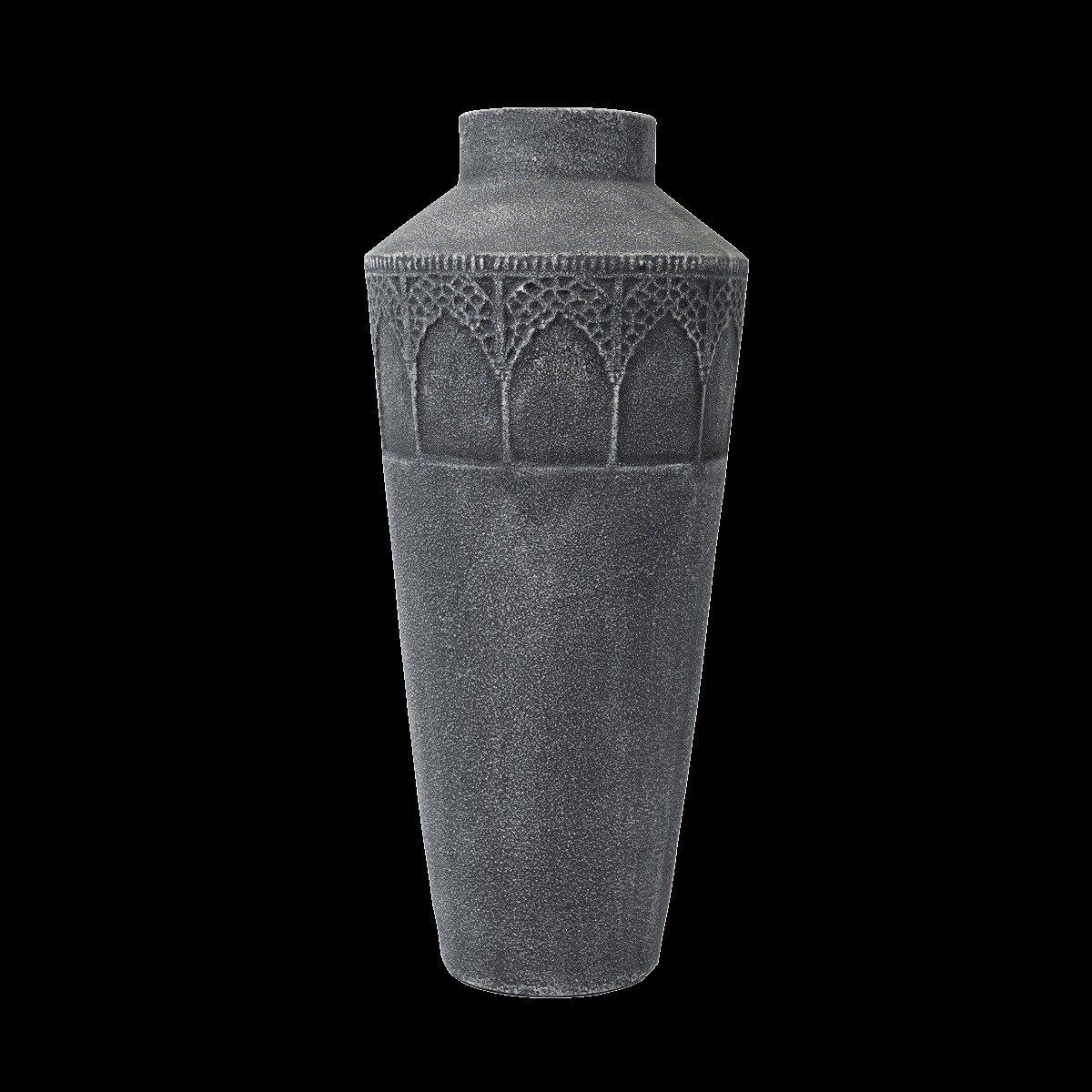 

Palace vase grey 18x18x40 cm