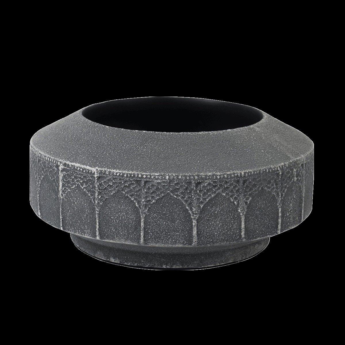 

Palace vase grey 25x25x11 cm
