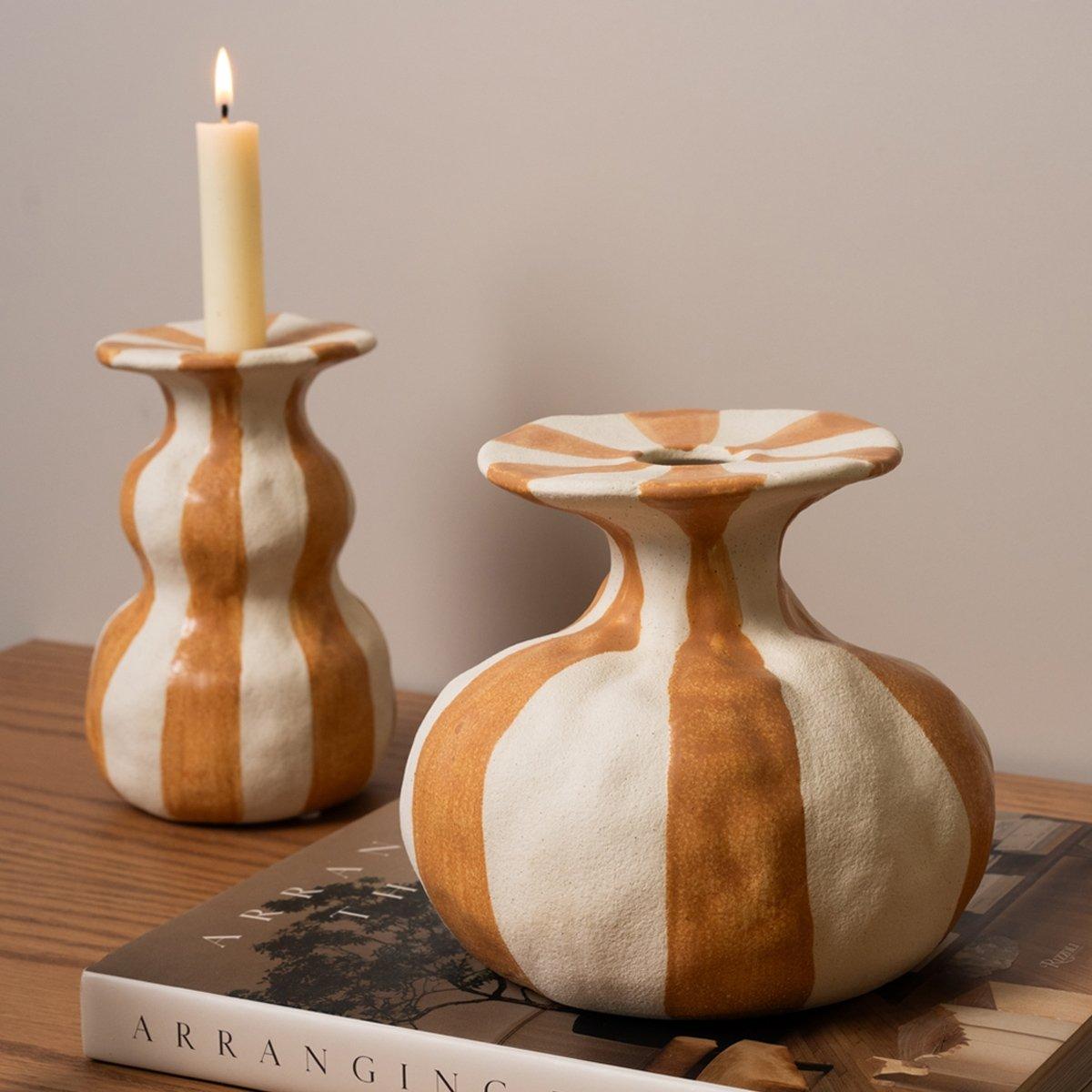 

Stripper candle holder yellow 16. 3x16. 3x13 cm