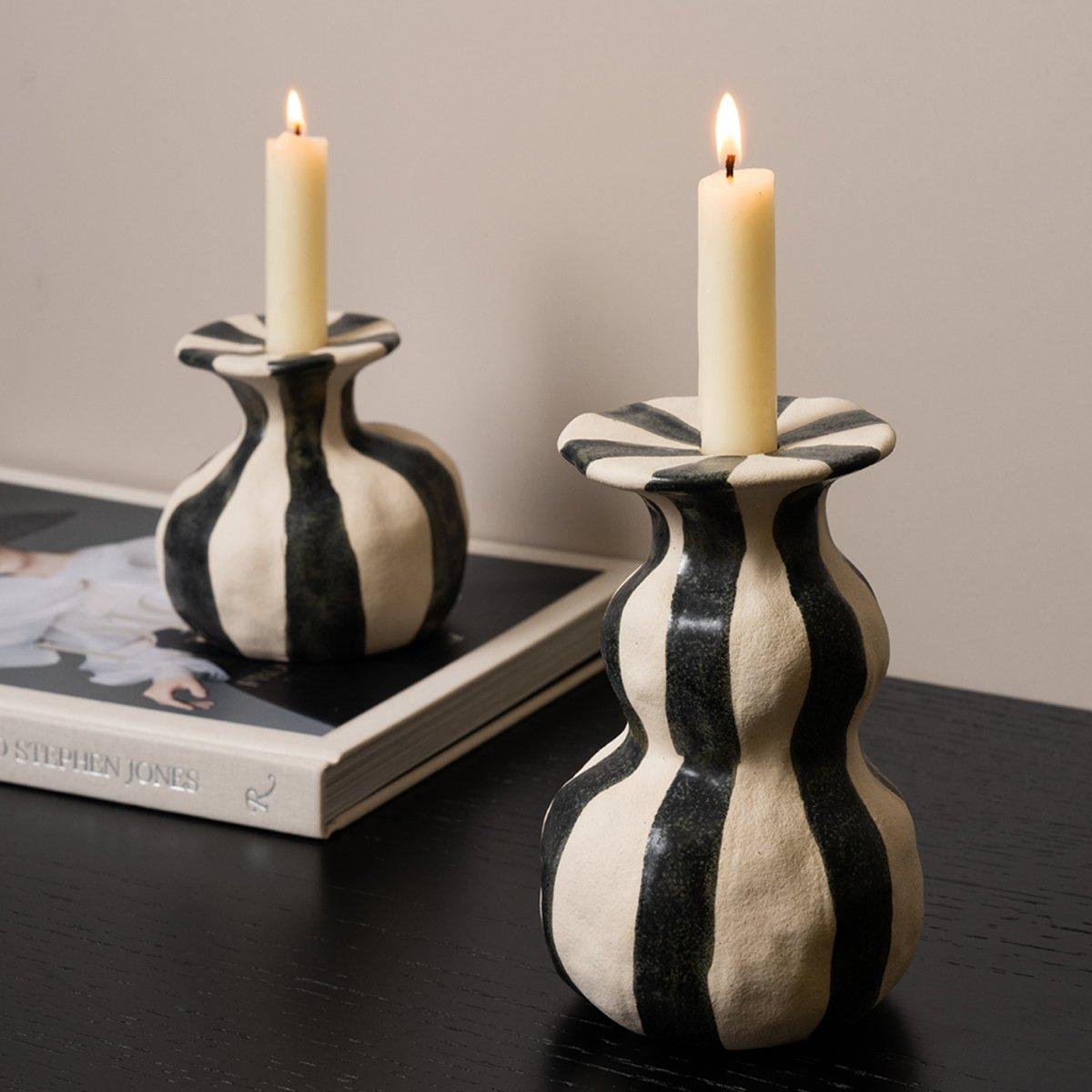 

Stripper candle holder black 10. 4x10. 4x16 cm