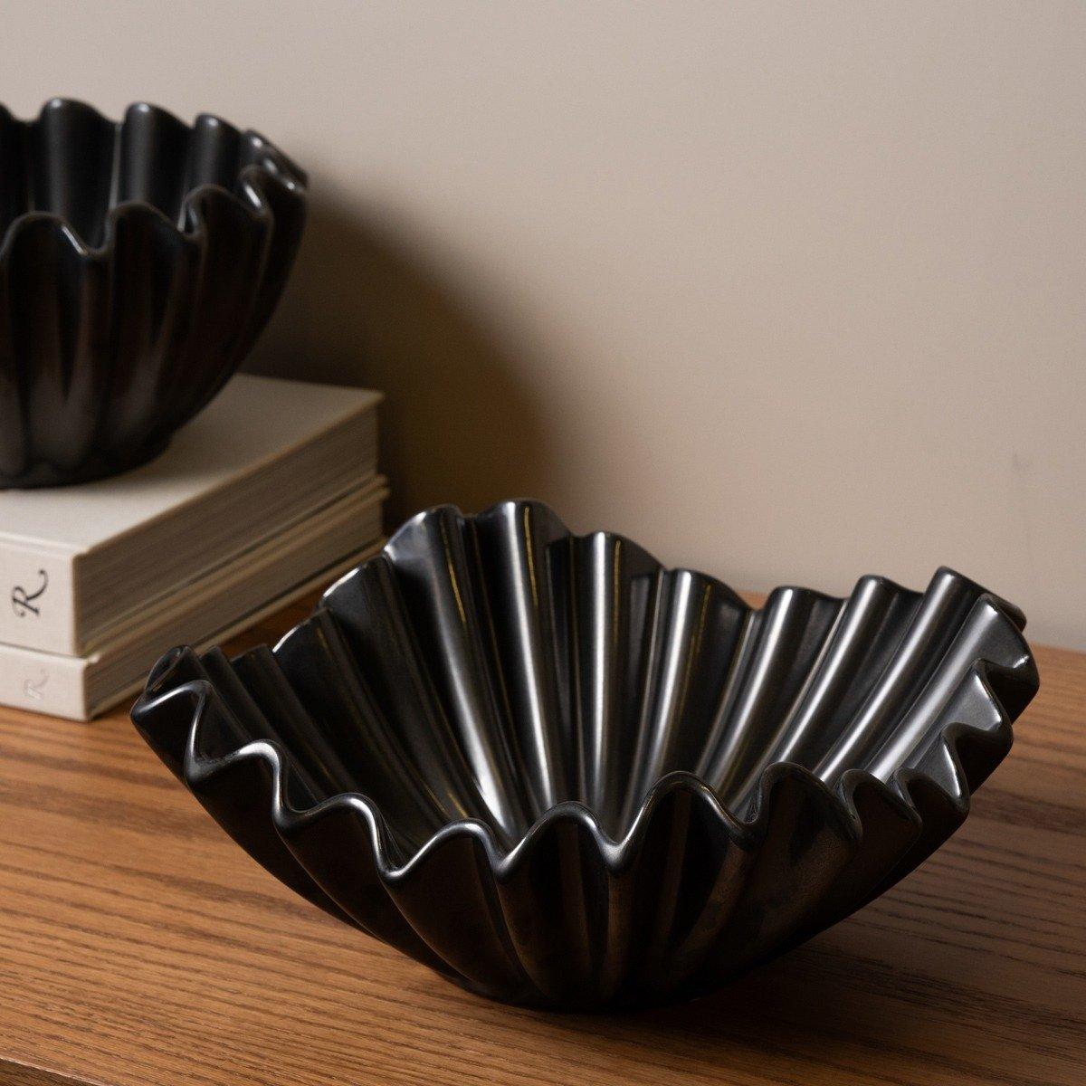 

Viyha deco bowl black 26. 8x26. 8x11. 7 cm