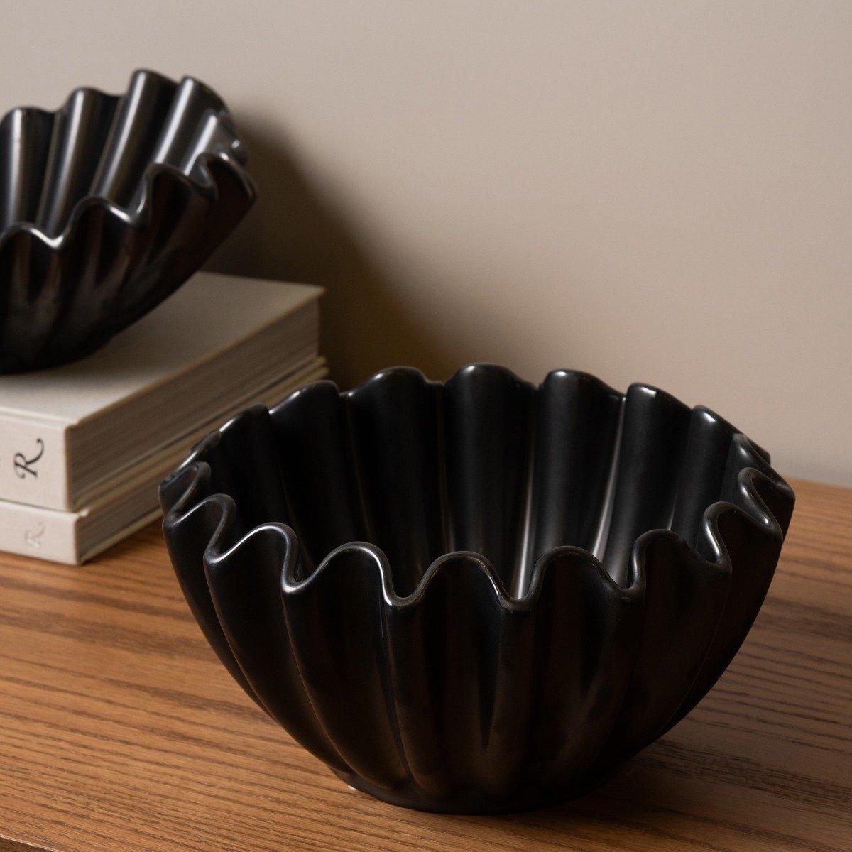 

Viyha deco bowl black 24. 6x24. 6x12. 5 cm