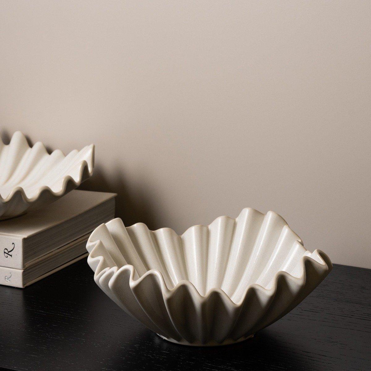 

Viyha deco bowl white 26. 8x26. 8x11. 7 cm