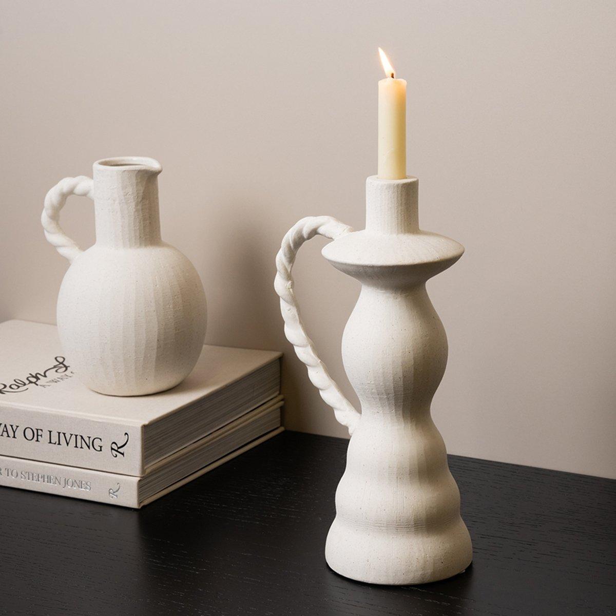 

Merill candle holder white 16. 5x10. 7x27. 5 cm