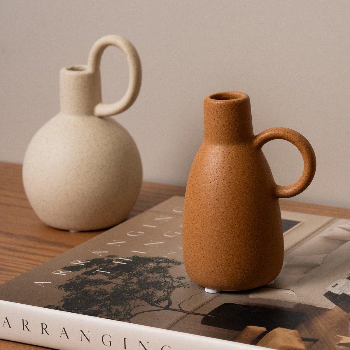 

Brunch vase terracotta 8. 7x6. 4x12. 5 cm