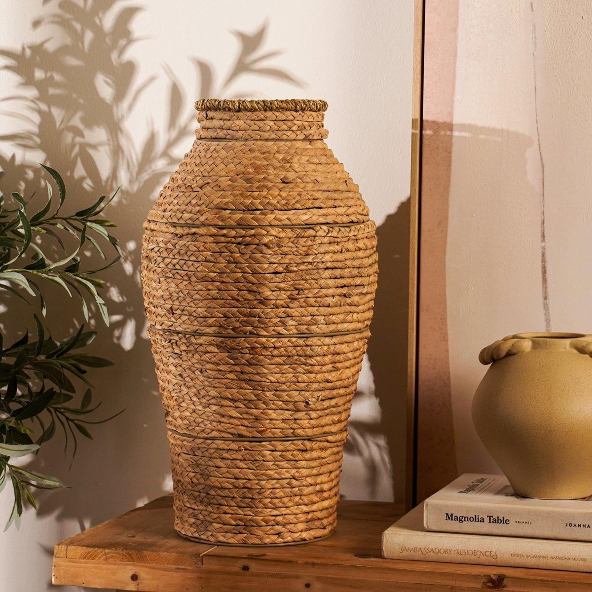 

Grass rope vase natural 28x28x51 cm