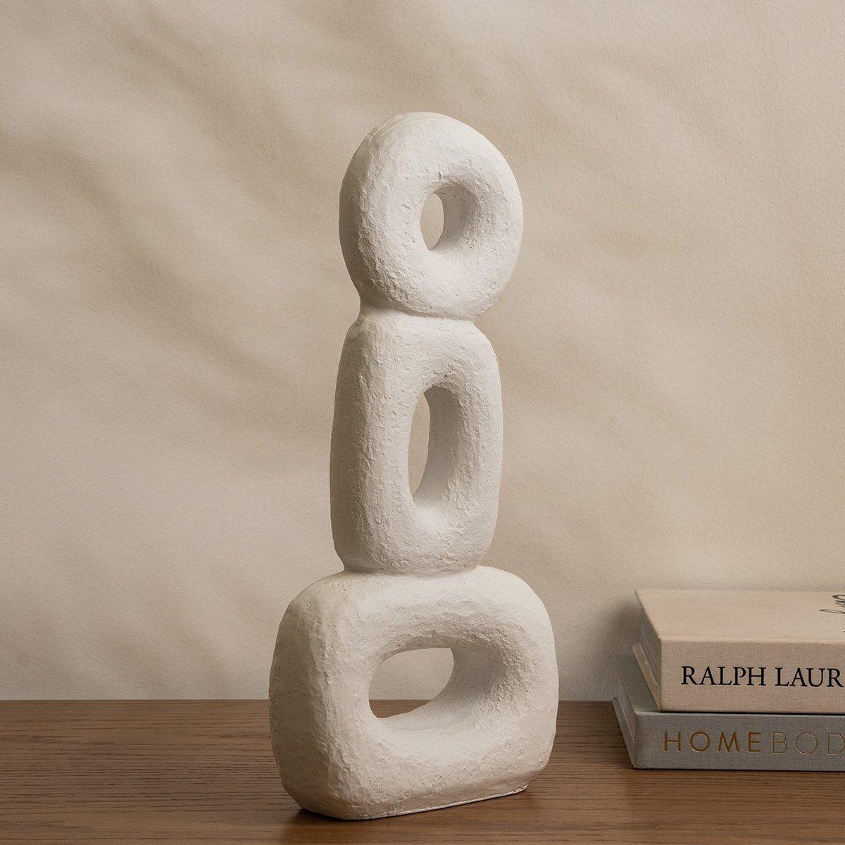 

Tricycle resin decor white 19. 5x8x39. 5 cm