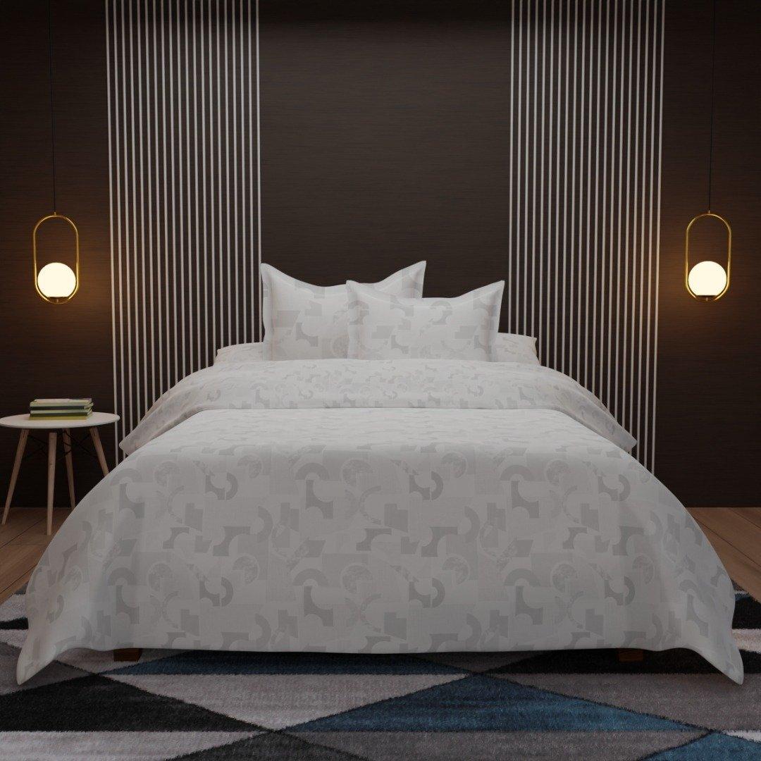 

Symbolic 5pcs comforter set white 240x260 cm