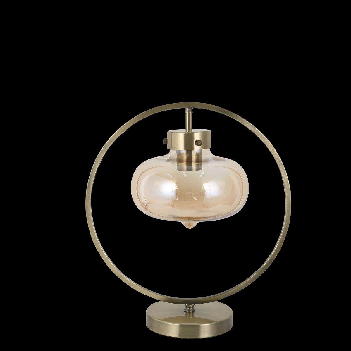 

Perla table lamp amber/gold h39. 5 cm