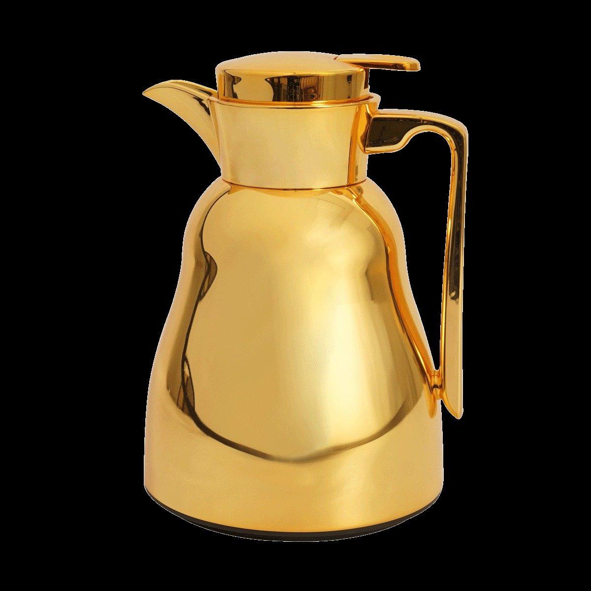 

Kristall stainless steel coffee server gold 1 litre
