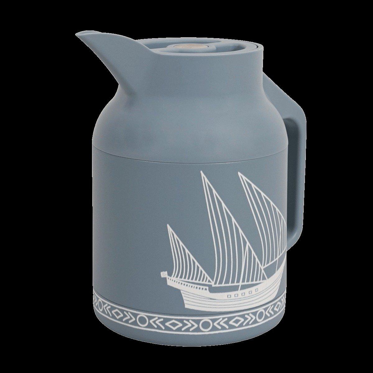 

Bahri stainless steel coffee server blue/white 1. 5 litre