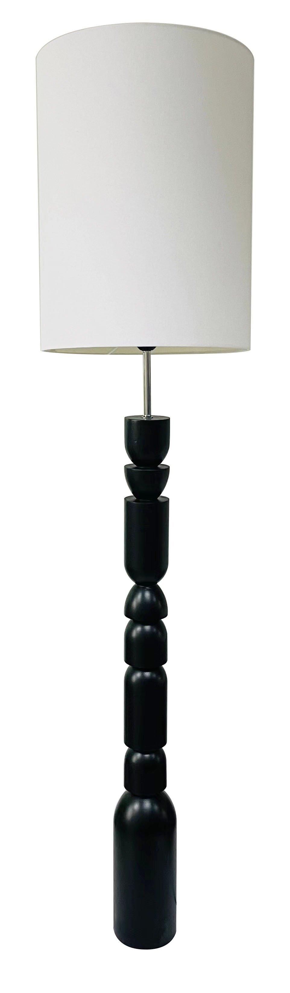 

Wana wood floor lamp black h:150 x d:34 cm