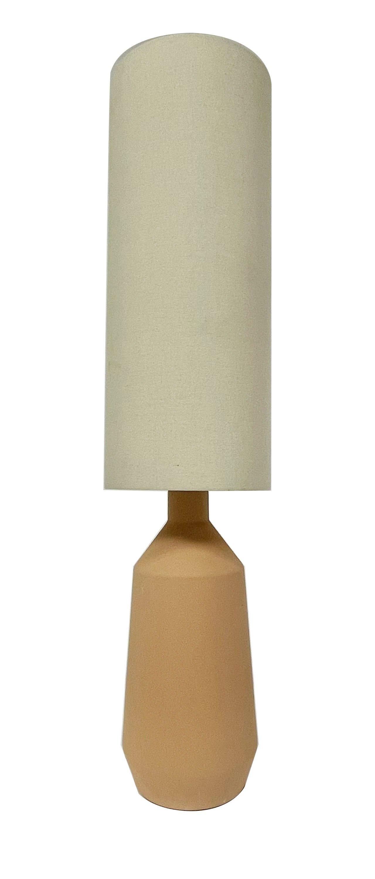 

Pinty ceramic floor lamp matt pink h:110 x d:26 cm