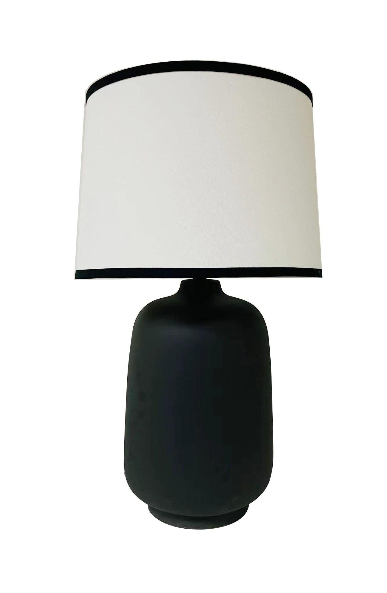 

Juls ceramic table lamp matt black h:60 x d:36 cm