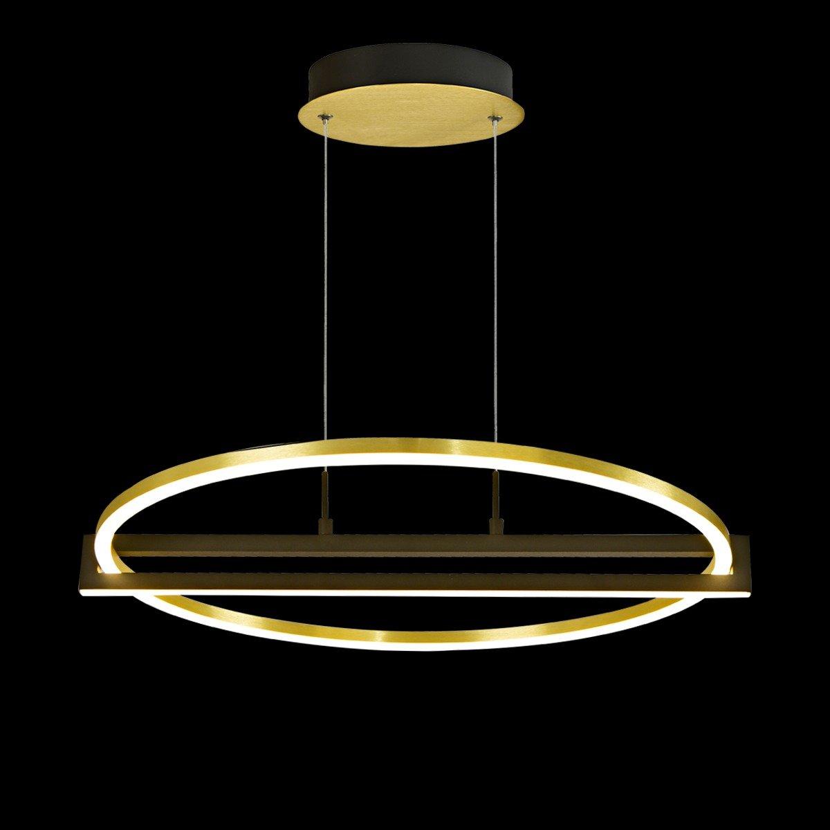 

Luna pendant lamp black/gold h:150 cm