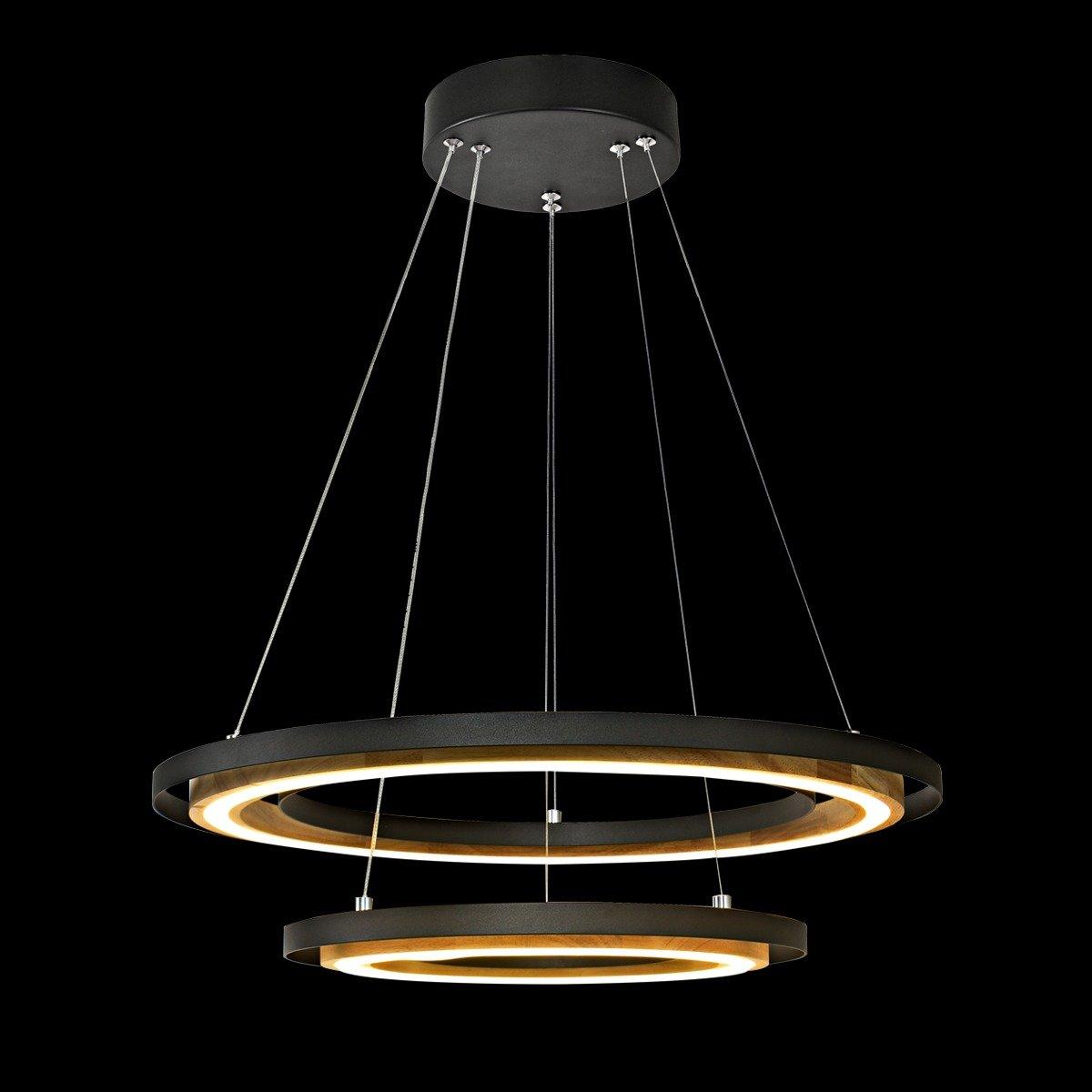 

Kian pendant lamp black h:150 cm