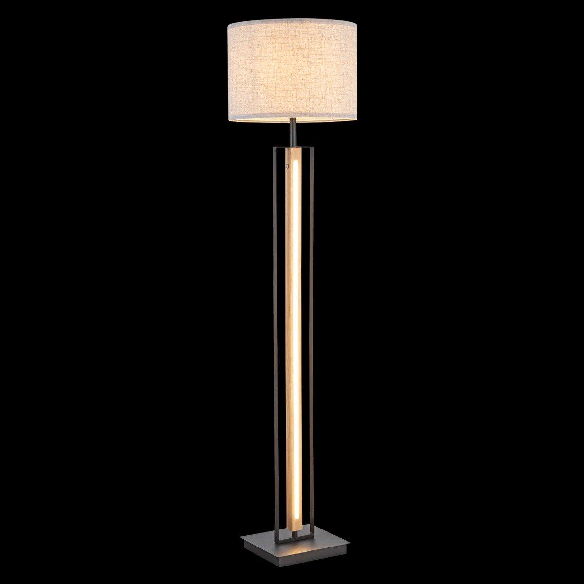 

Roa floor lamp black/beige h:140 cm