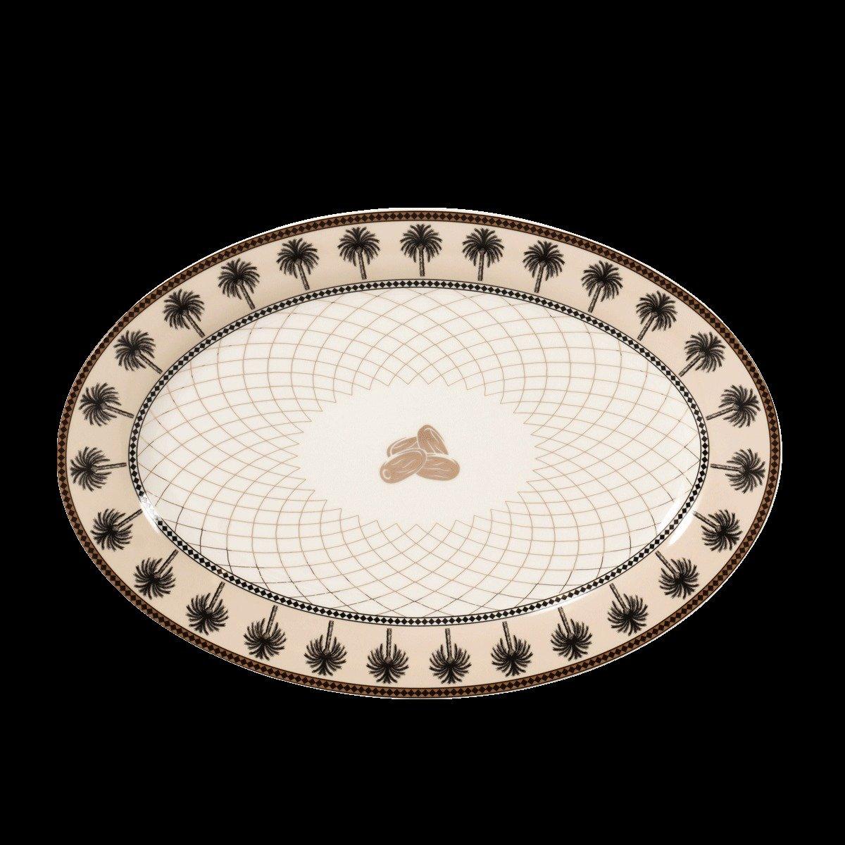 

Tamra new bone serving plate 1pc black