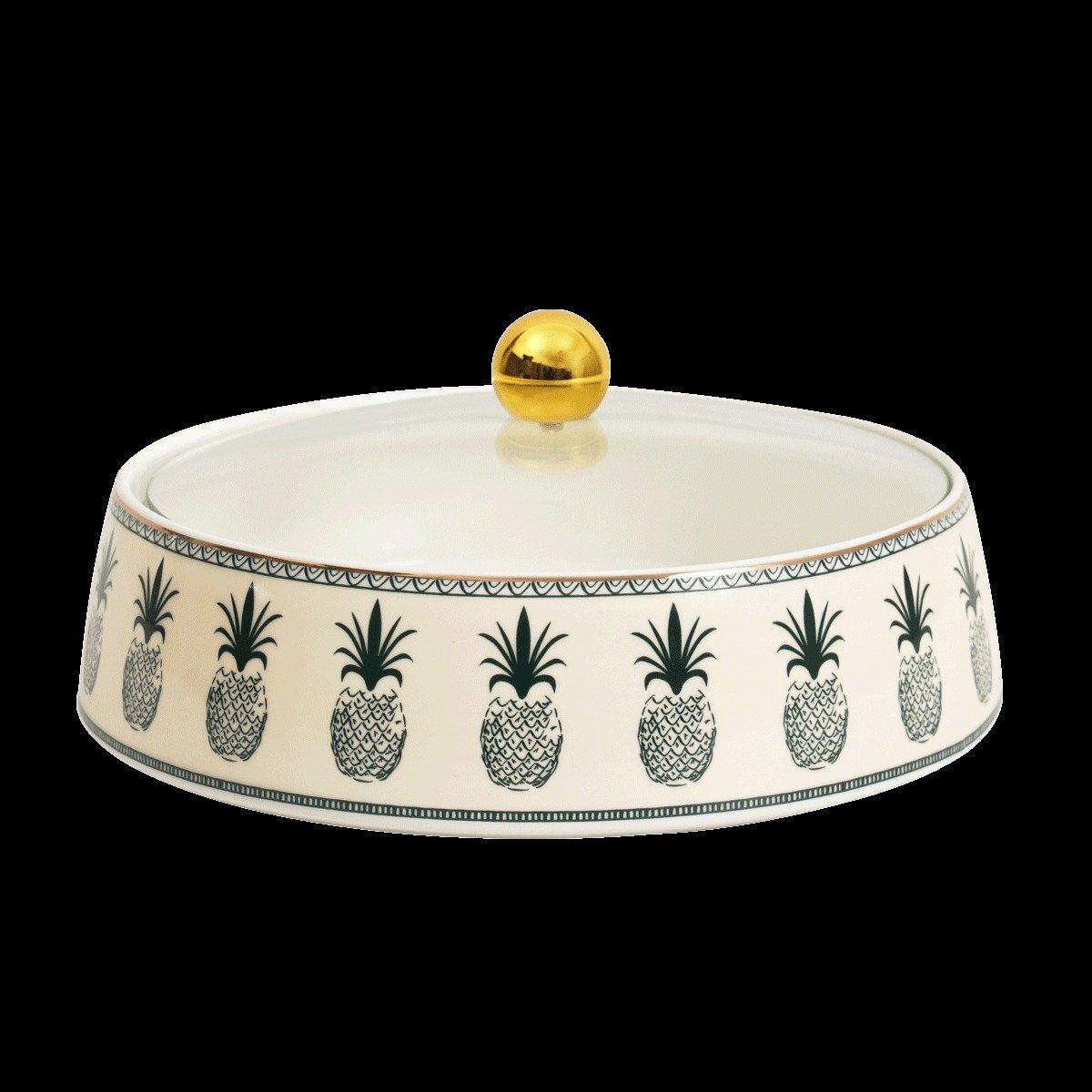 

Saify new bone serving bowl 1pc green