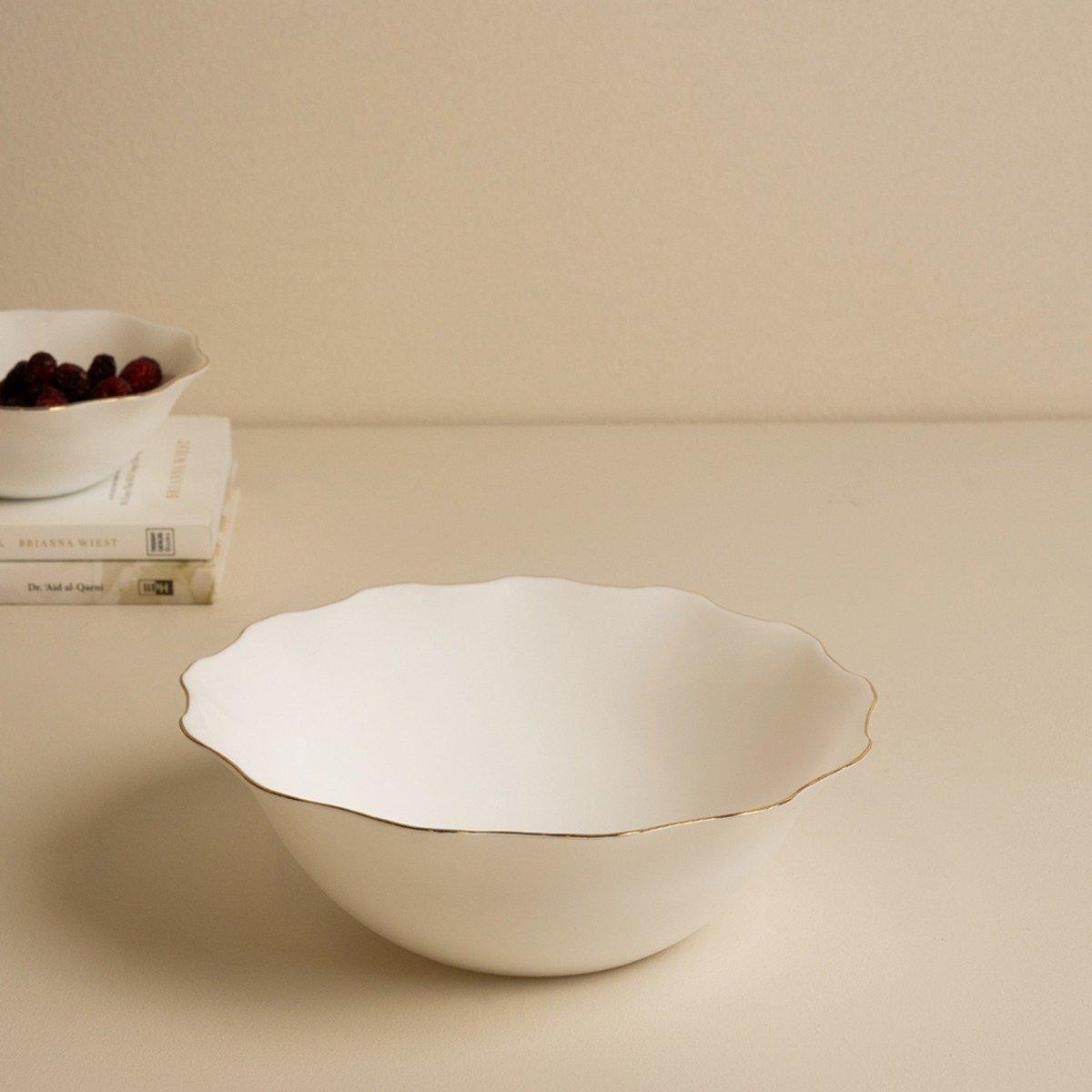 

Oppa glass serving bowl 4pcs gold