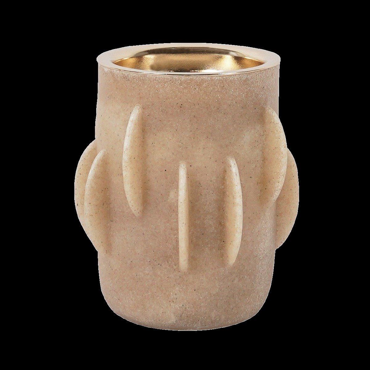 

Hally resin mubkhar beige 10. 8x10. 8x12 cm