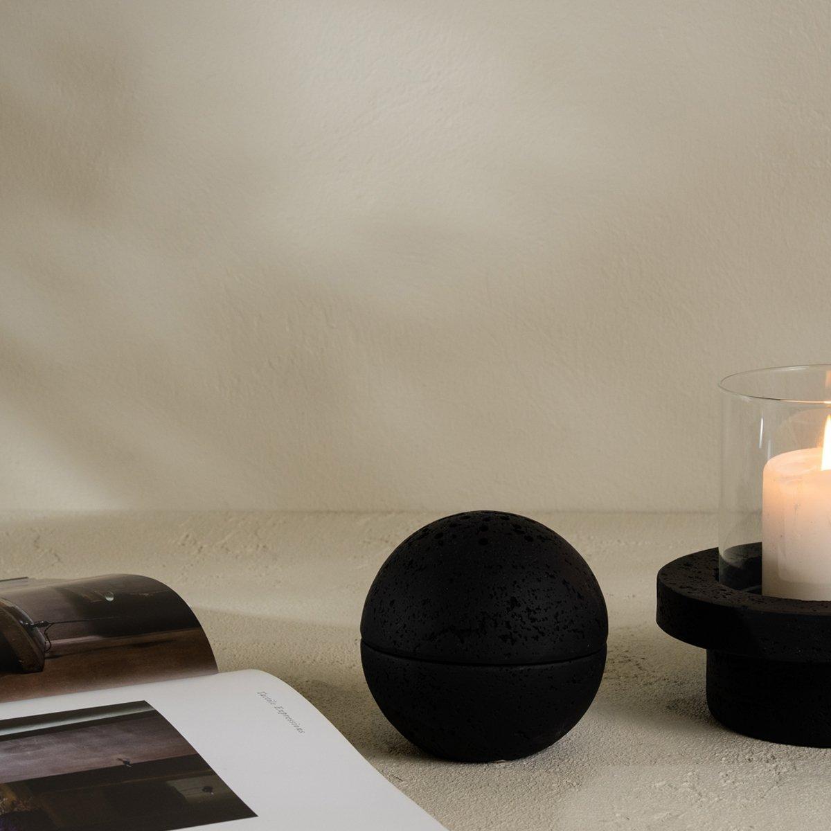 

Moon resin mubkhar black 10. 8x10. 8x10. 3 cm