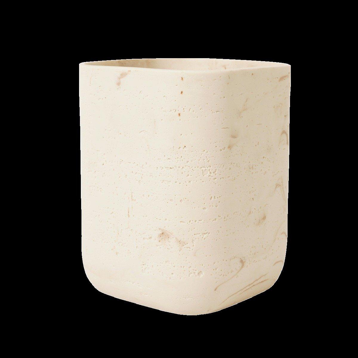 

Speckle waste bin beige 19. 5x19. 5x24. 5 cm