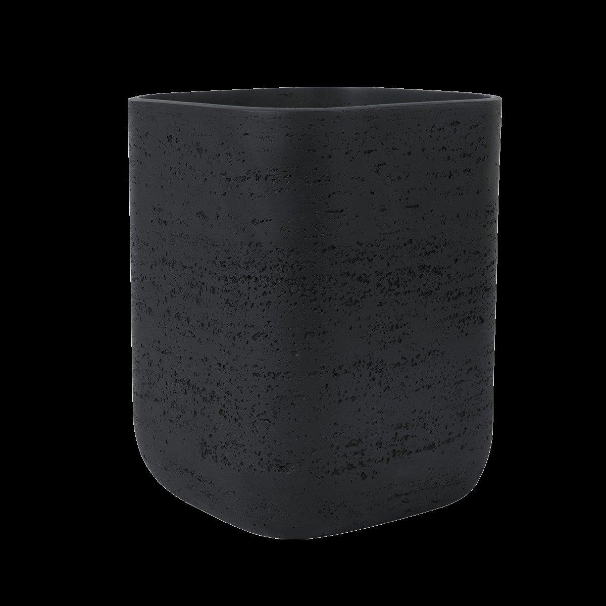 

Speckle waste bin black 19. 5x19. 5x24. 5 cm