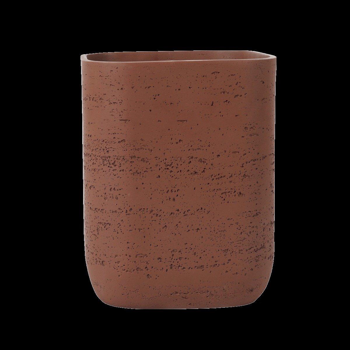 

Speckle waste bin brown 19. 5x19. 5x24. 5 cm