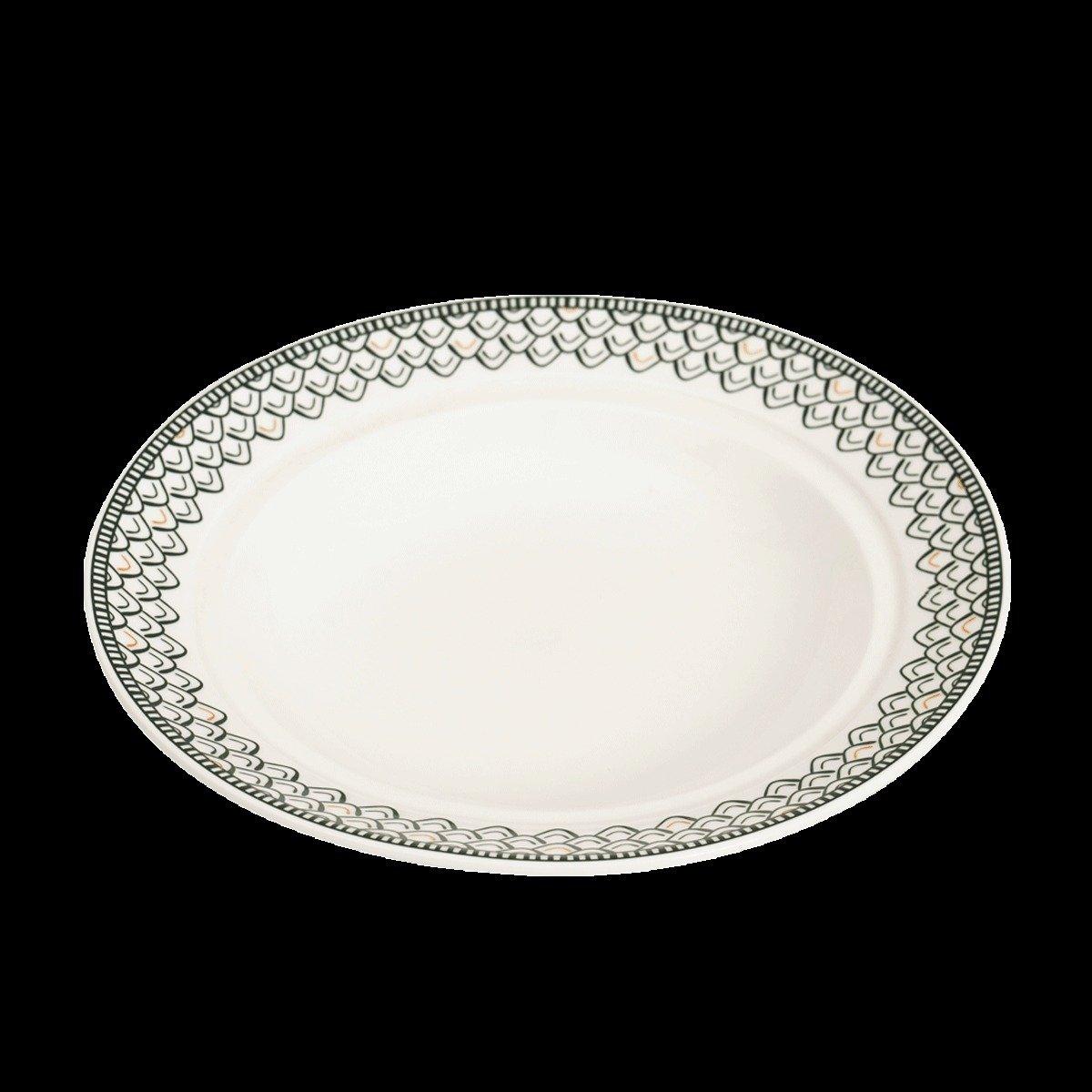 

Saify date plate green 20 cm