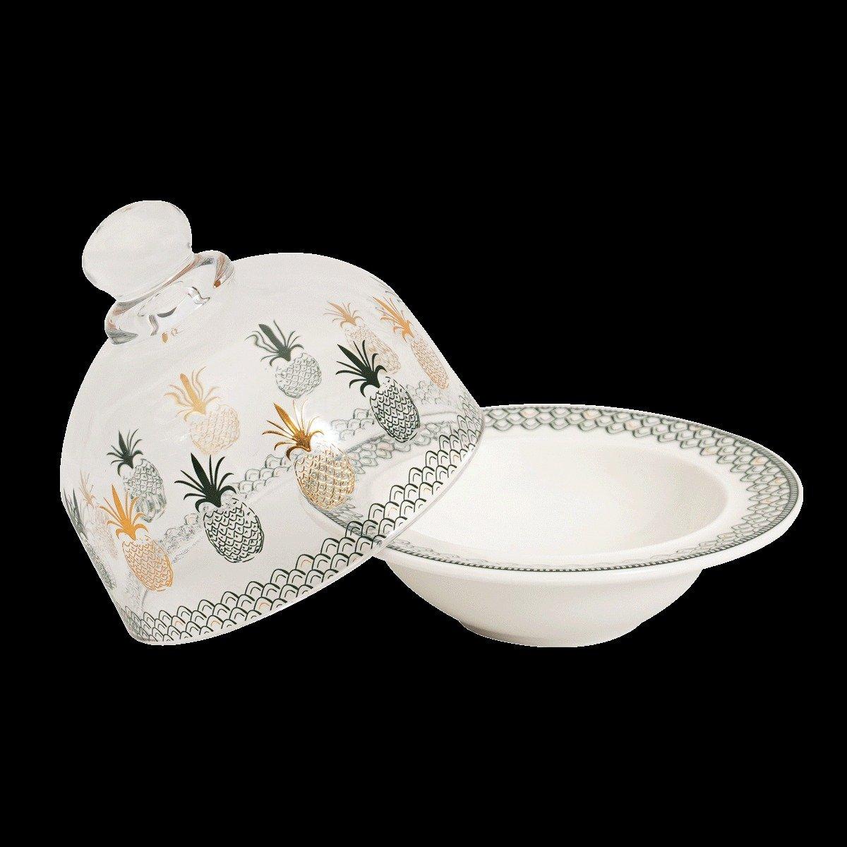 

Saify date plate green 11 cm