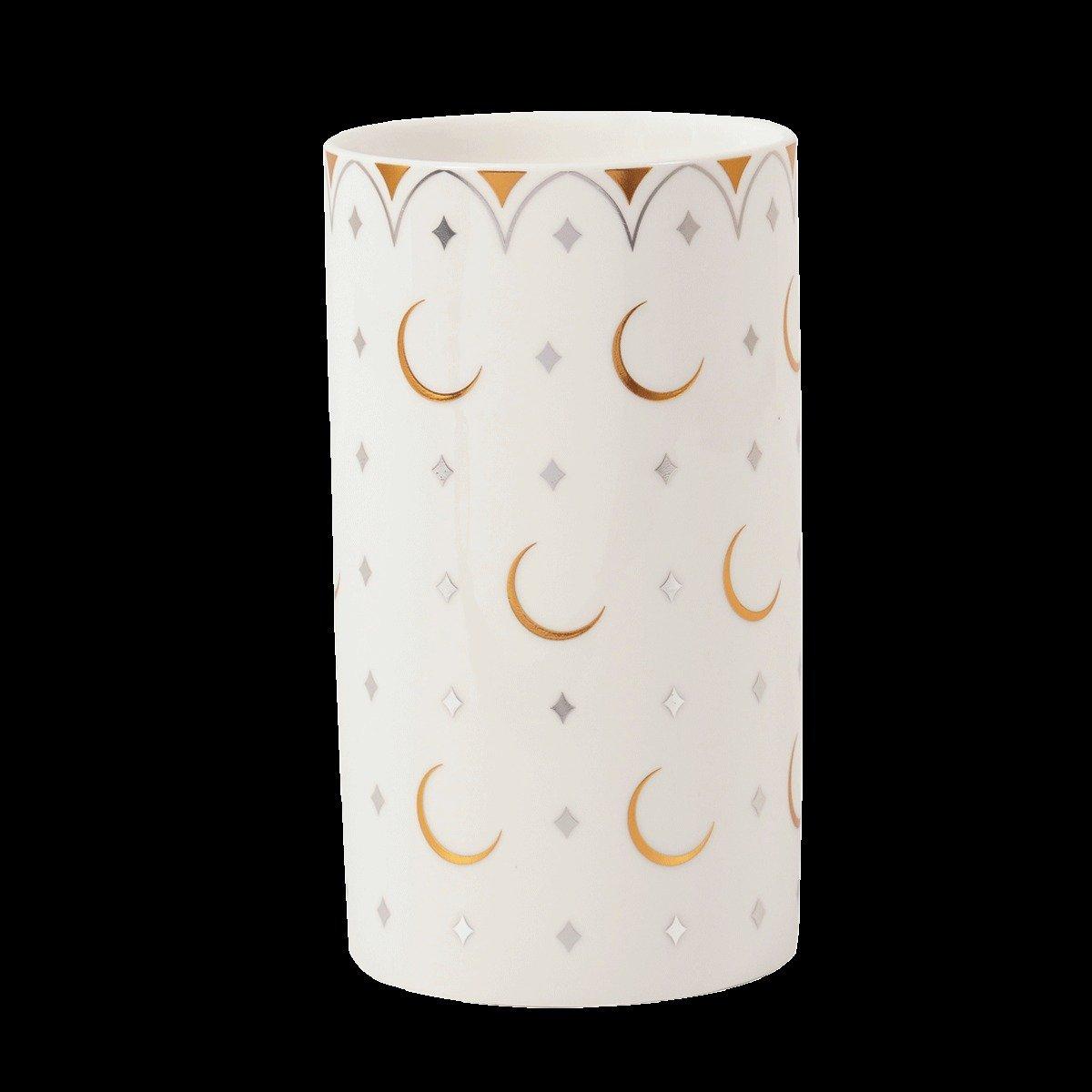 

Gamrah new bone vase gold/silver 17. 5 cm