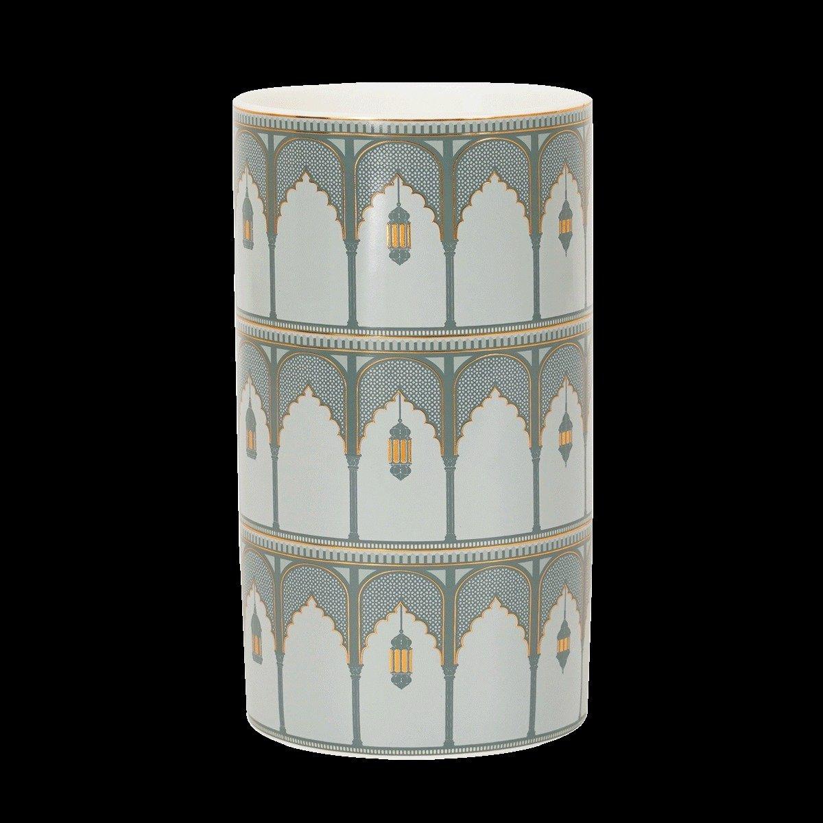 

Qaser new bone vase grey 17. 5 cm