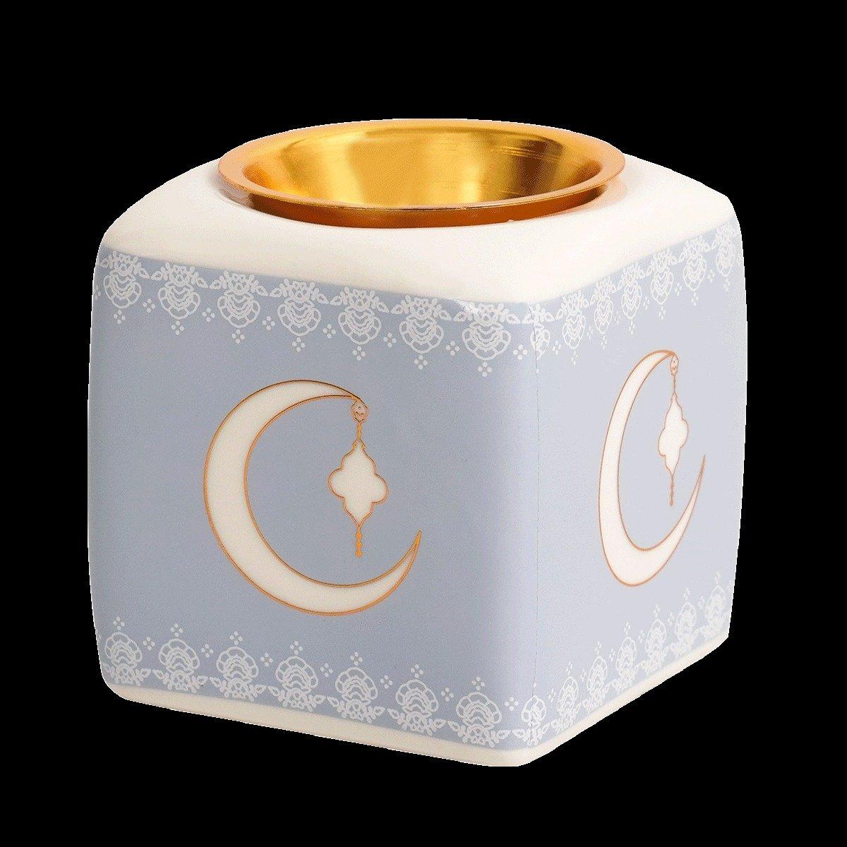 

Laila new bone mubkhar blue/gold 7. 5 cm