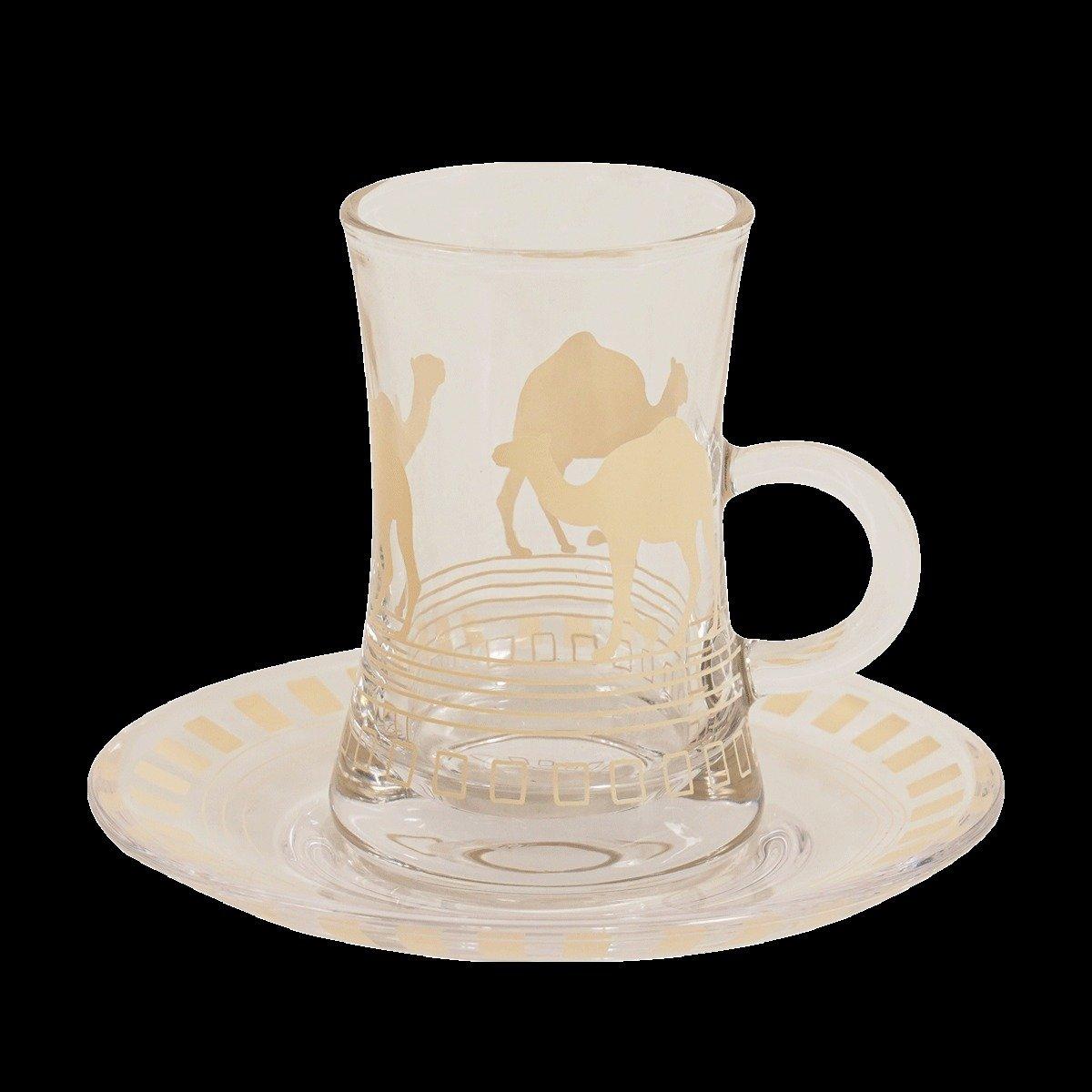 

Barri glass istikana set 6pcs beige