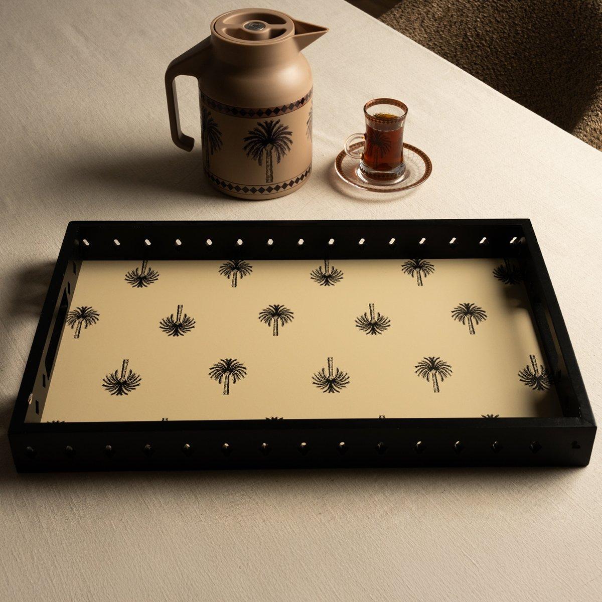 

Tamra cut-out tray black 52 x32x4 cm