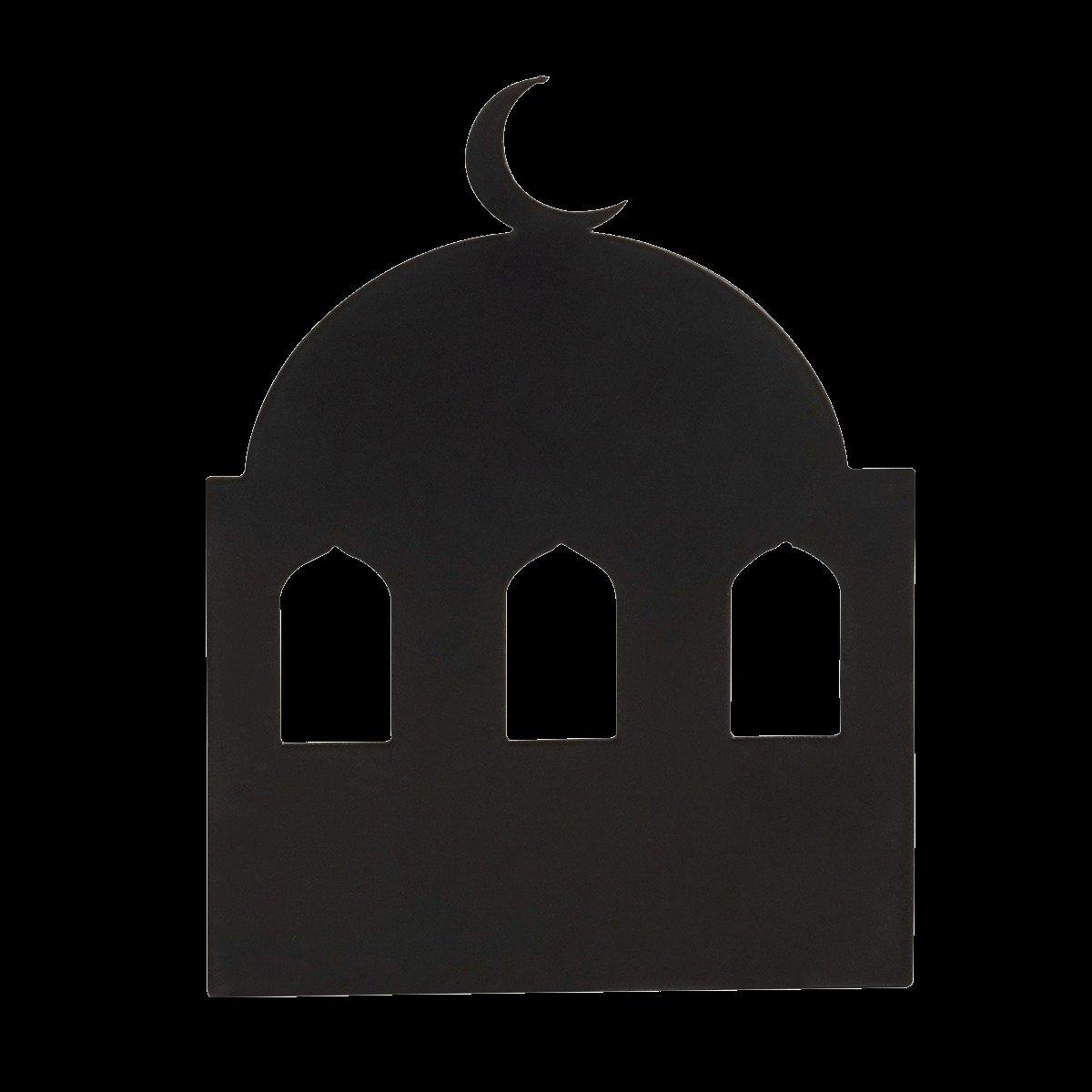 

Omniya metal candle holder black 10x13 cm