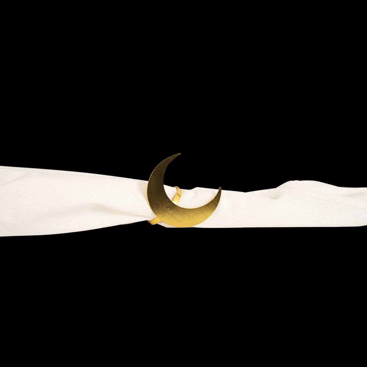 

Gamrah metal napkin rings gold 10x10 cm