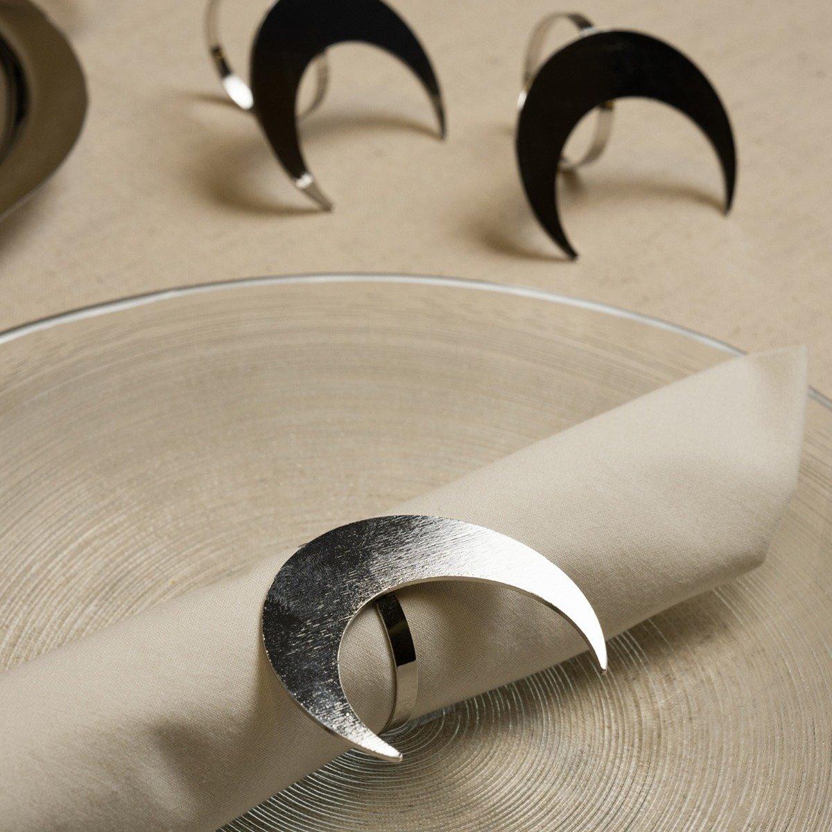 

Gamrah metal napkin rings gold