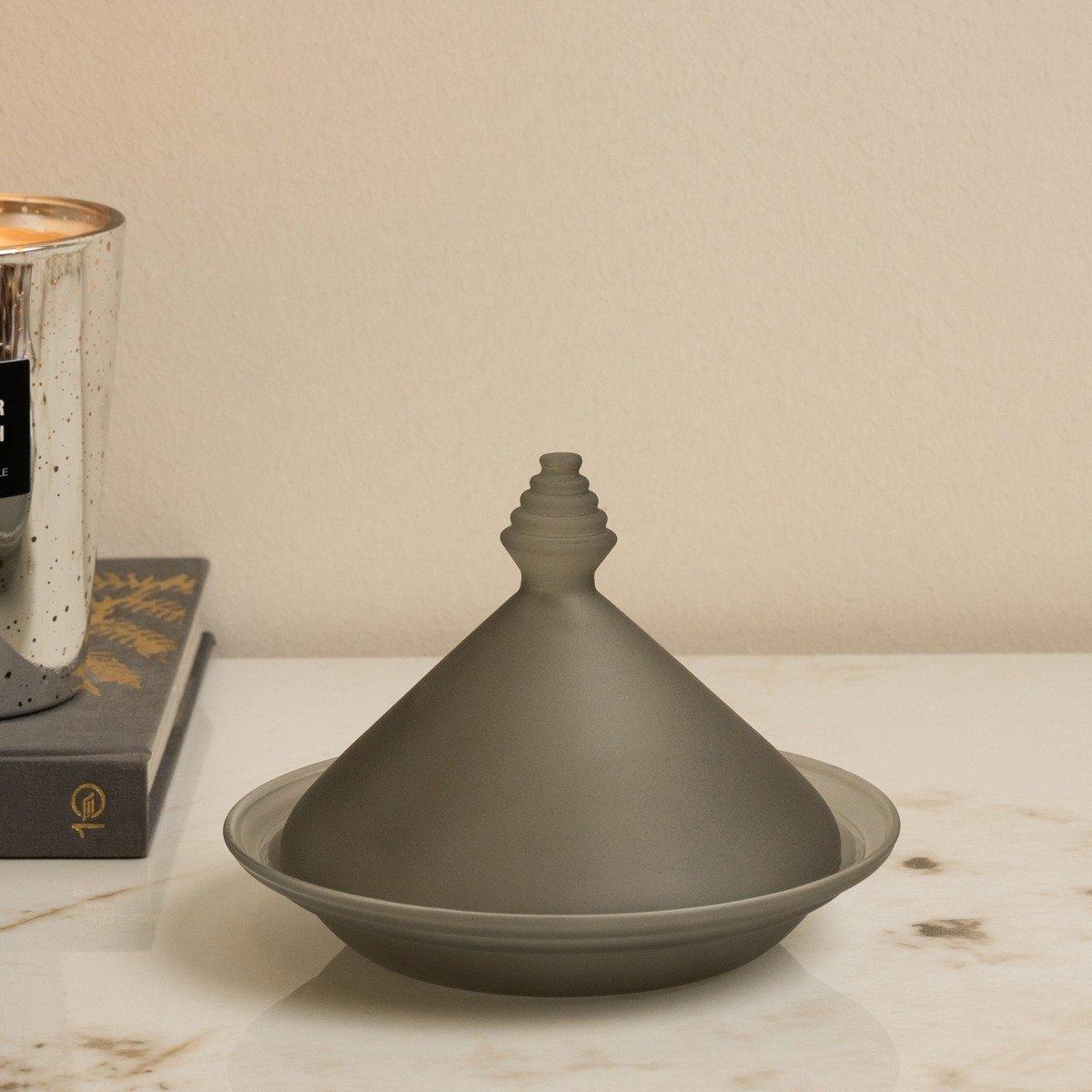 

Doom date plate grey d:15. 7 x h:11. 3 cm