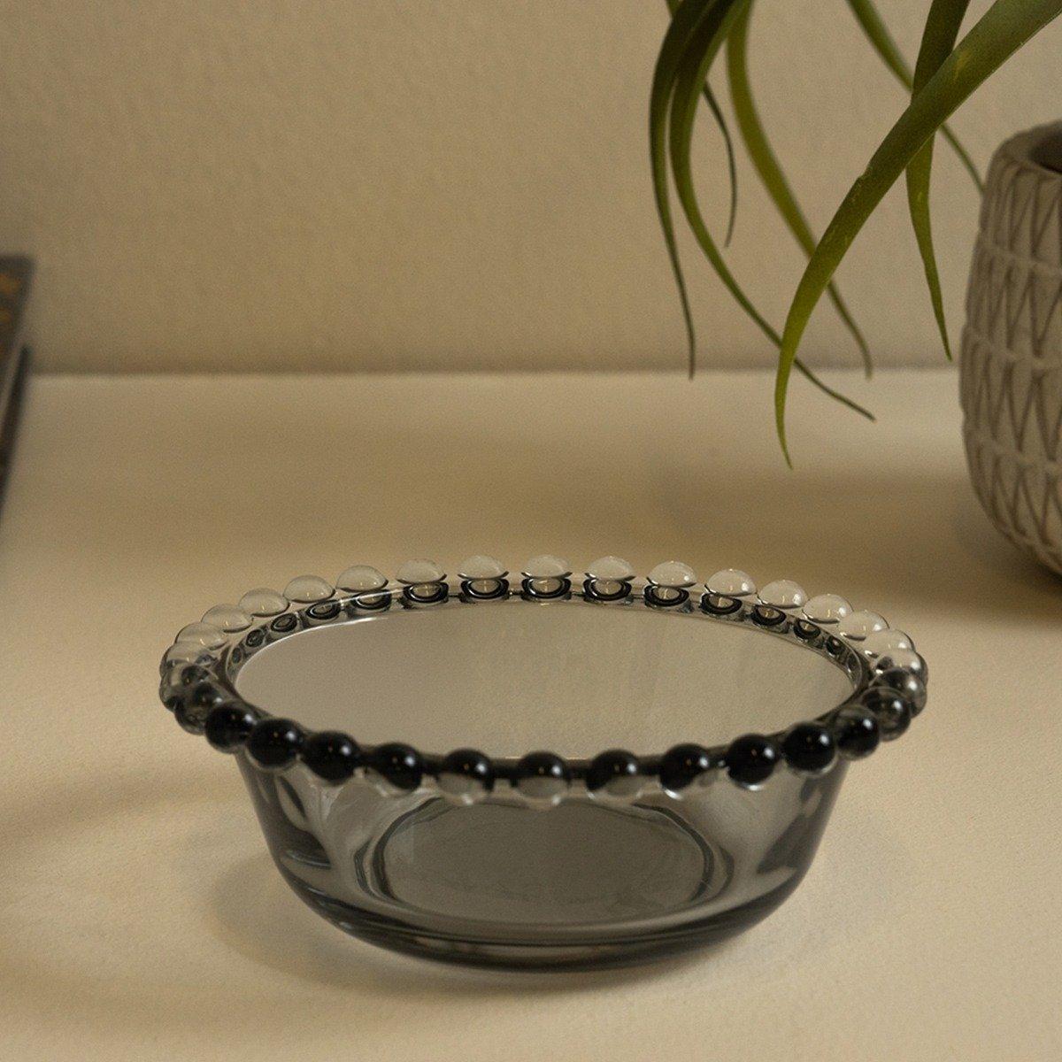 

Perlen treat bowl grey d:13. 7 x h:4. 6 cm