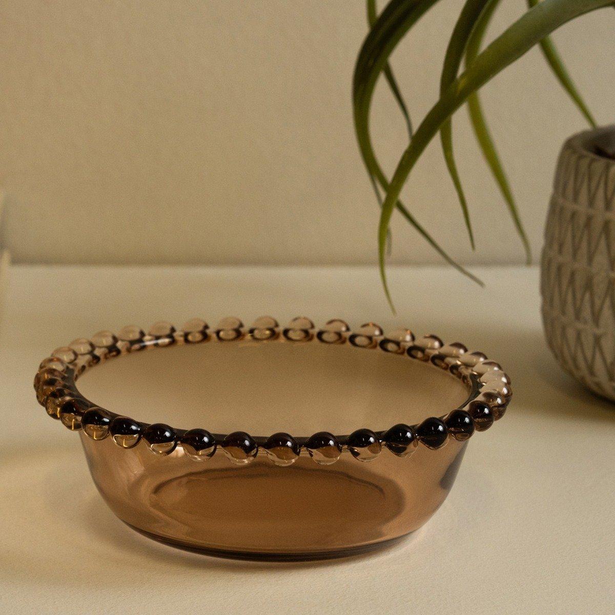 

Perlen treat bowl beige d:13. 7 x h:4. 6 cm