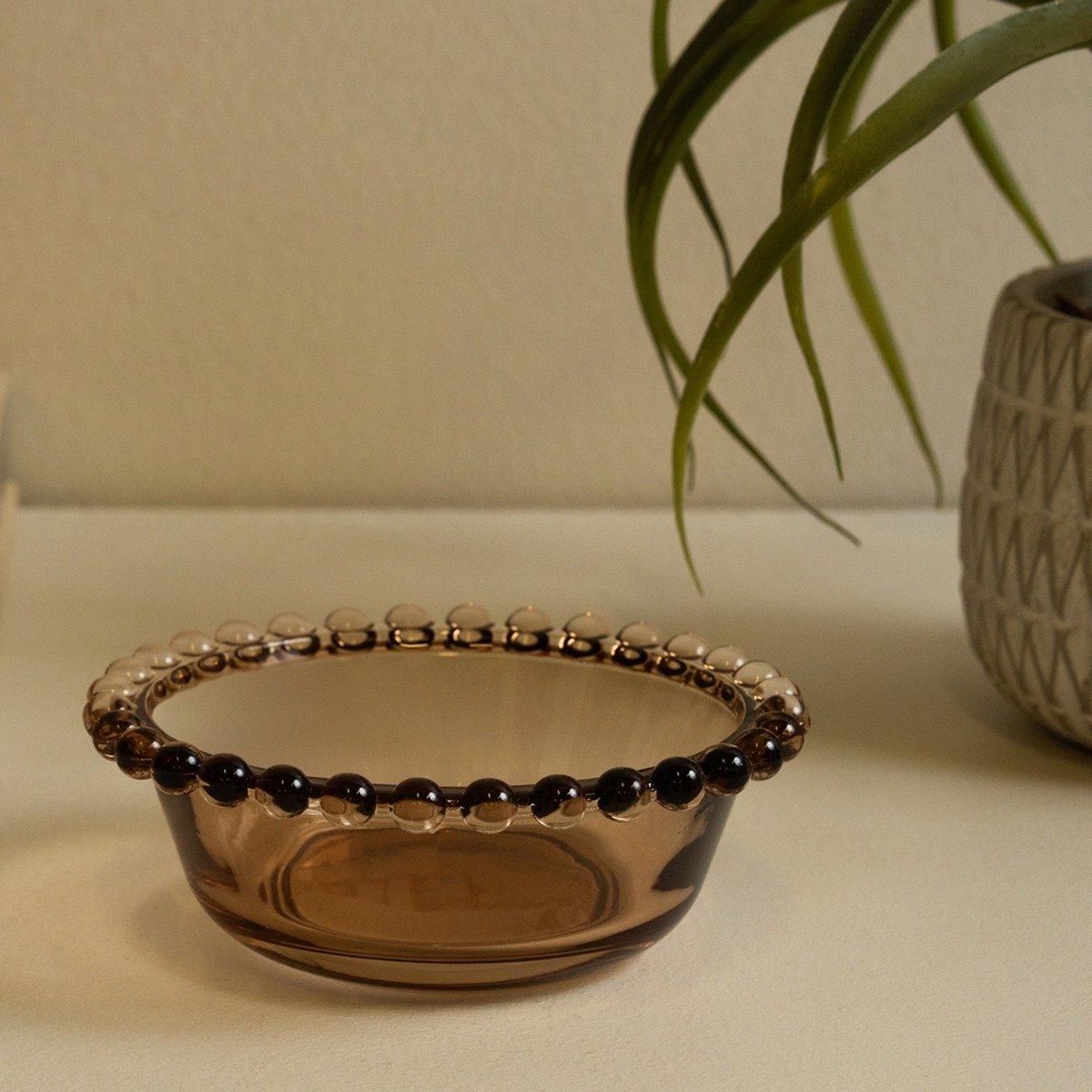

Perlen treat bowl beige d:12 x h:4. 5 cm