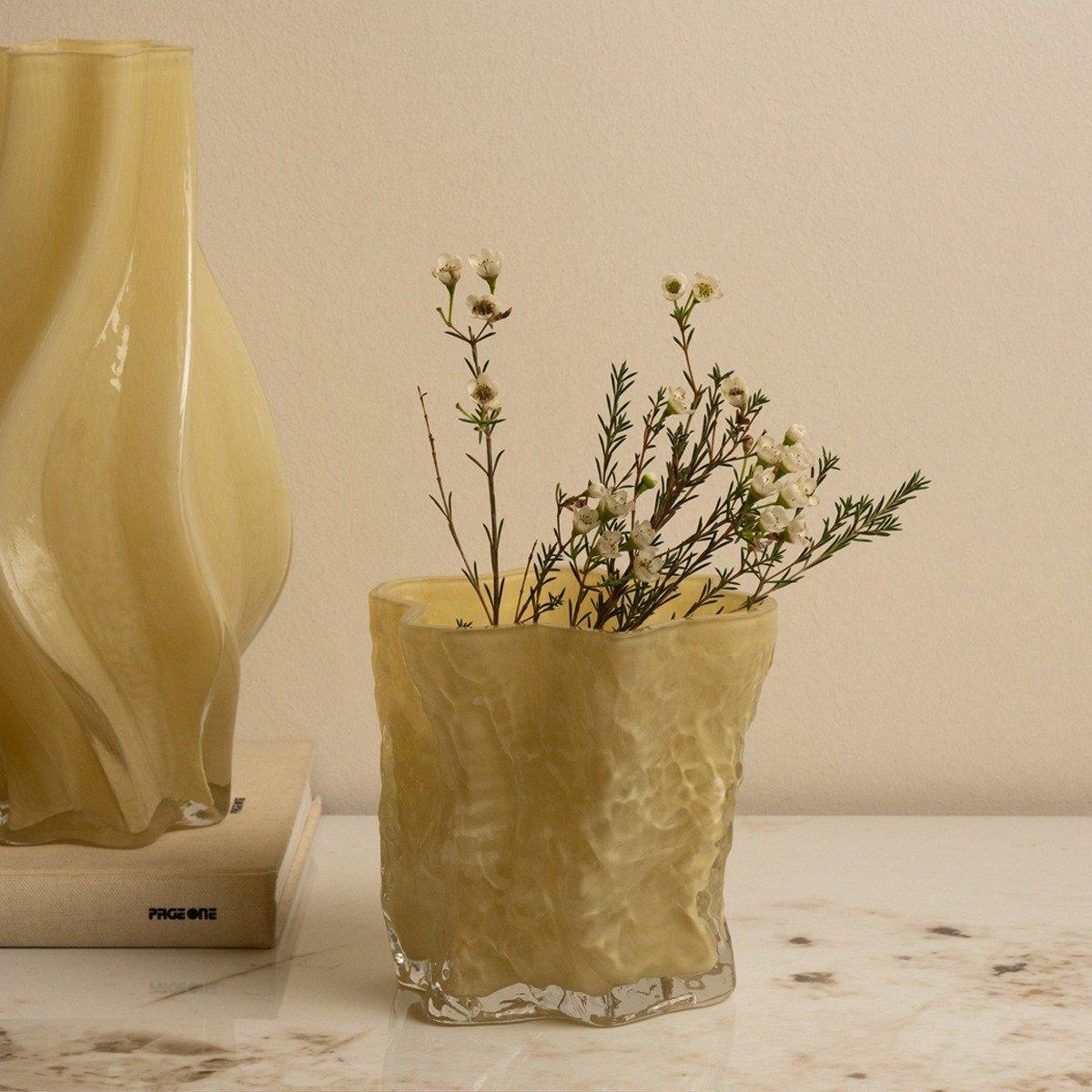 

Twine glass vase ginger 16x14. 5x15 cm