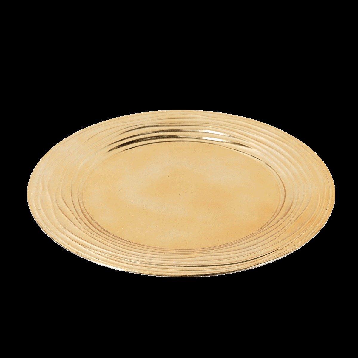 

Spiral charger plate gold d:33 cm