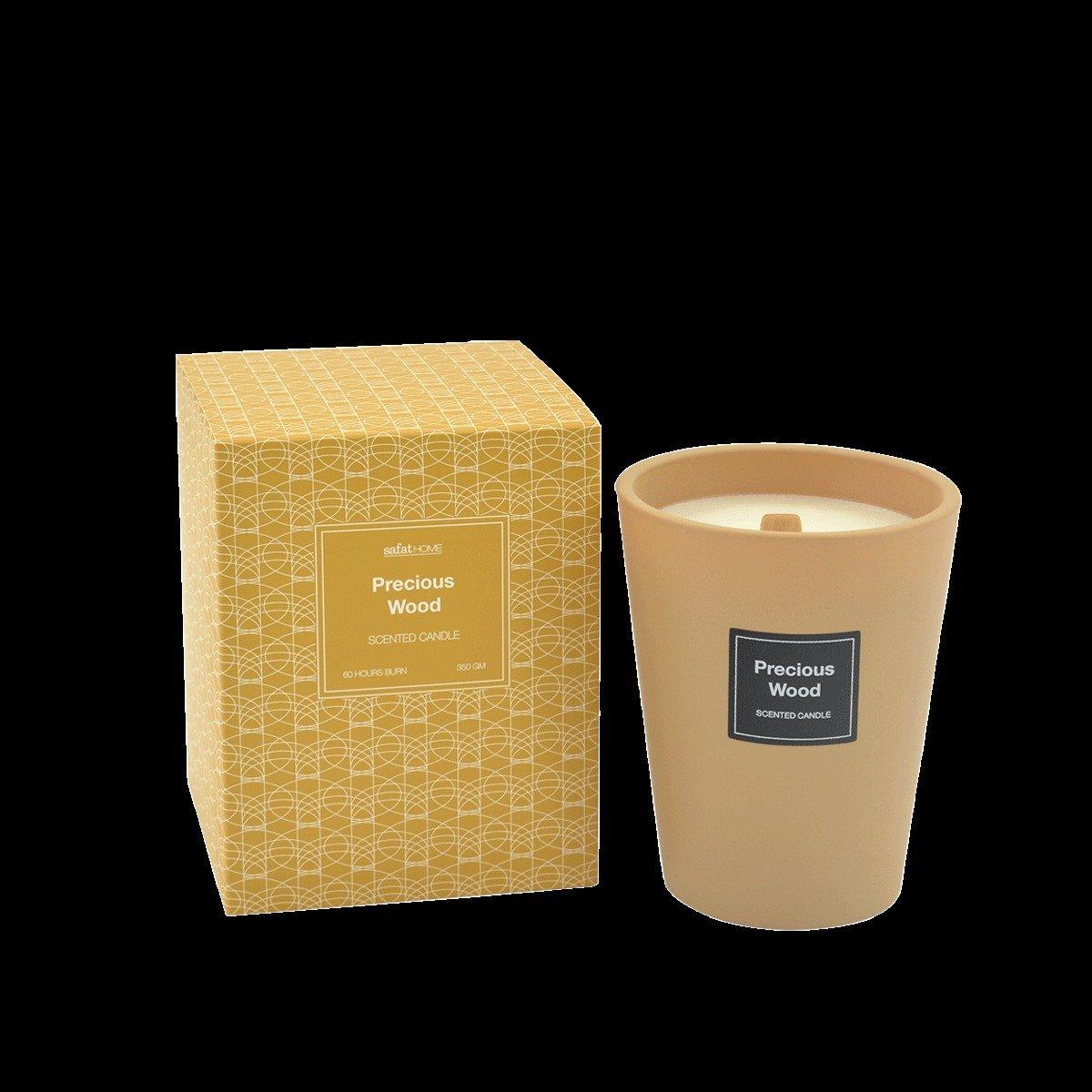 

Precious wood scented candle 350 gm