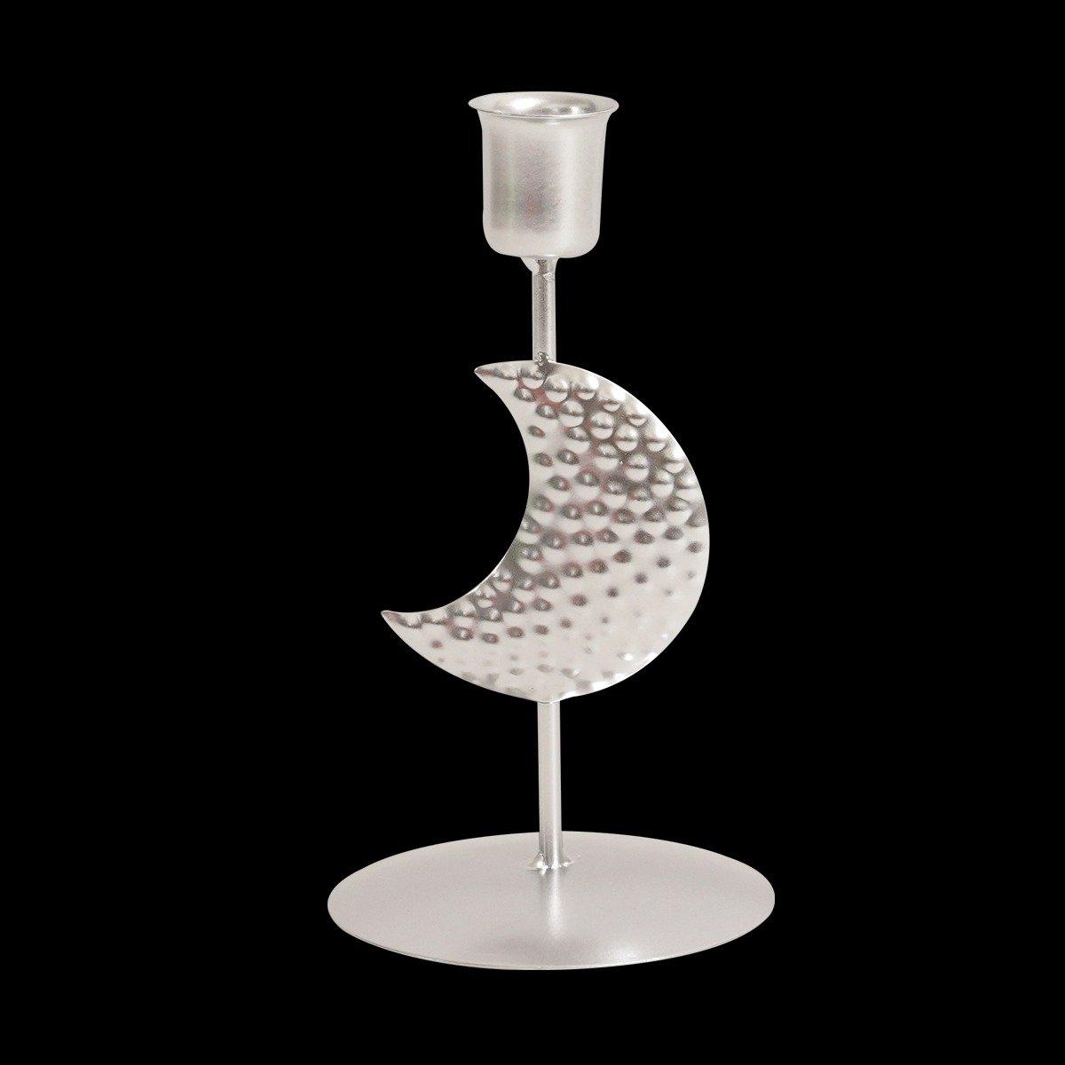 

Gamrah metal candle holder silver 10x10x16 cm