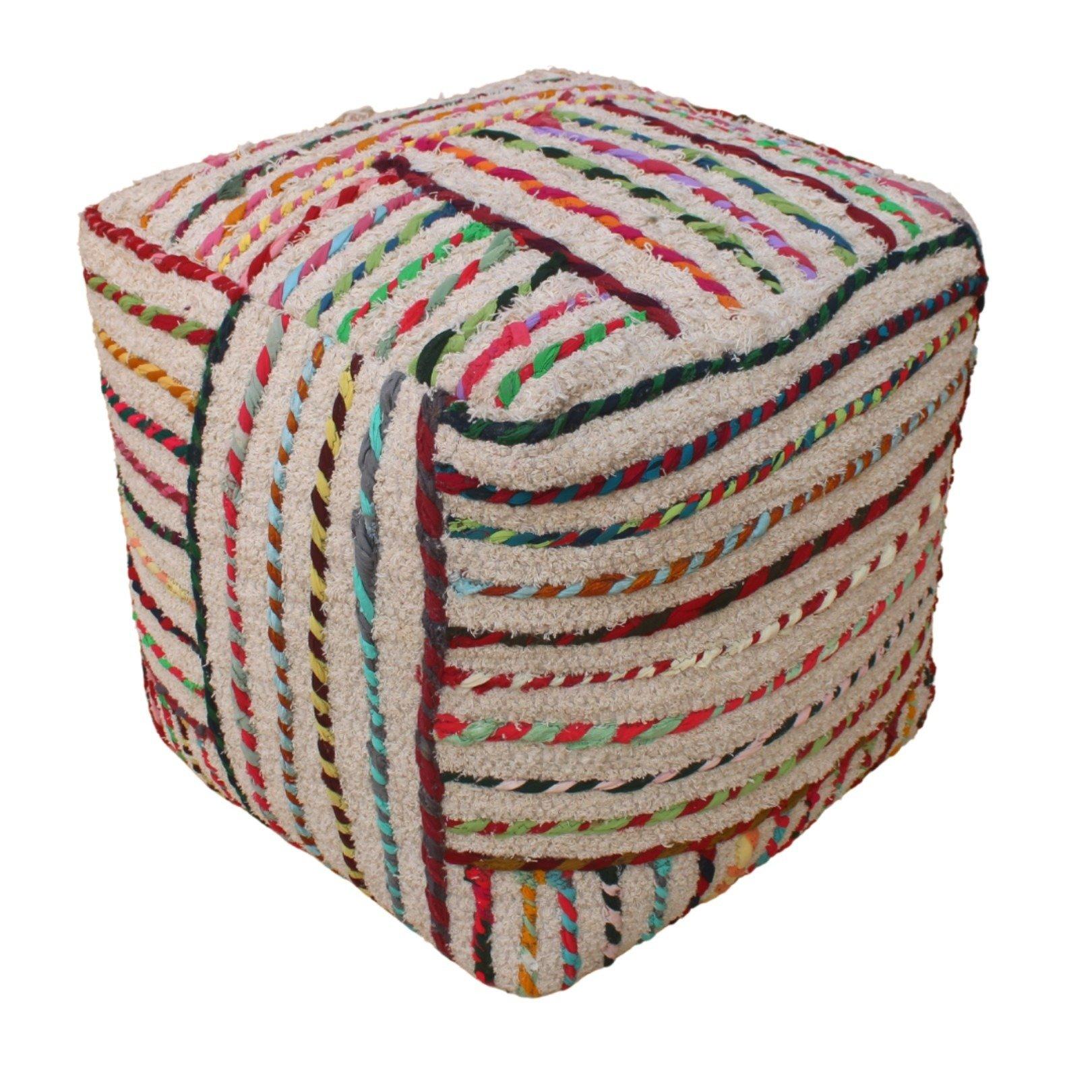 

Allilo pouf multicolor 40 x 40 cm
