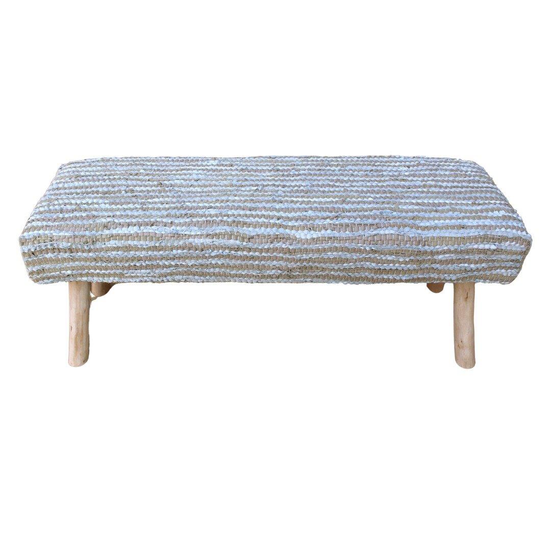 

Apple bench silver 120 x 40 cm